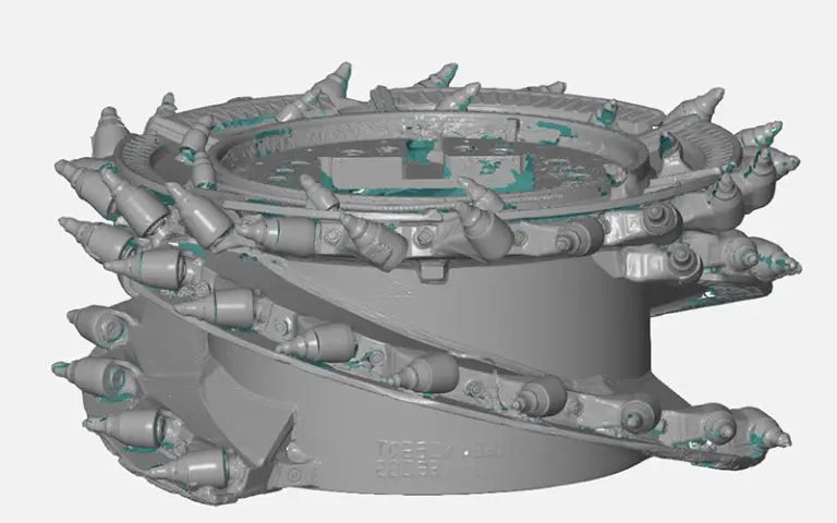 Enhancing Repair of Mining Machine through 3D Scanning and Laser Cladding