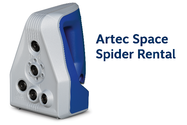 Artec Space Spider Rental - Rapid Scan 3D