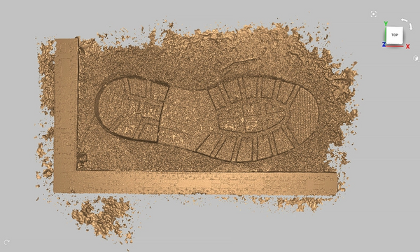 3D documentation of footwear impressions at crime scenes in minutes, n ...