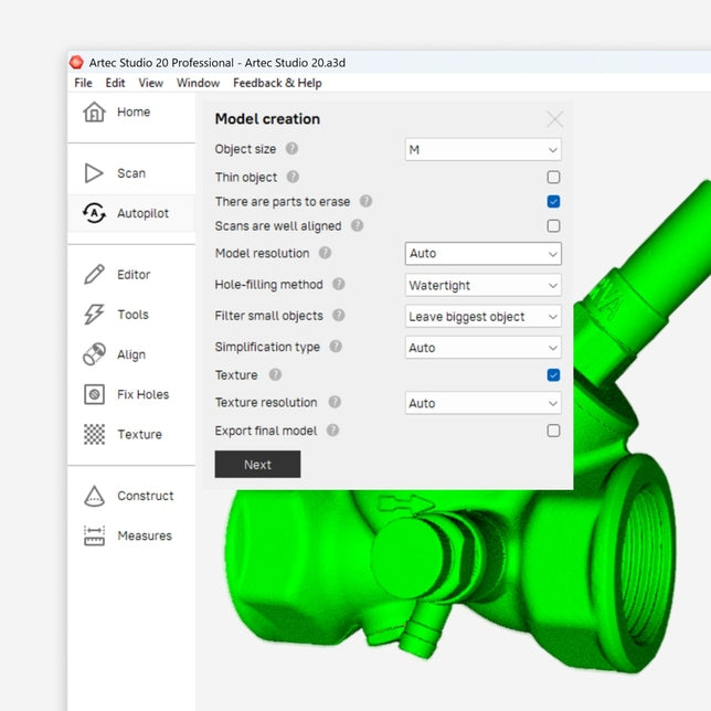 Introducing Artec Micro II's HD Mode with Artec Studio 20